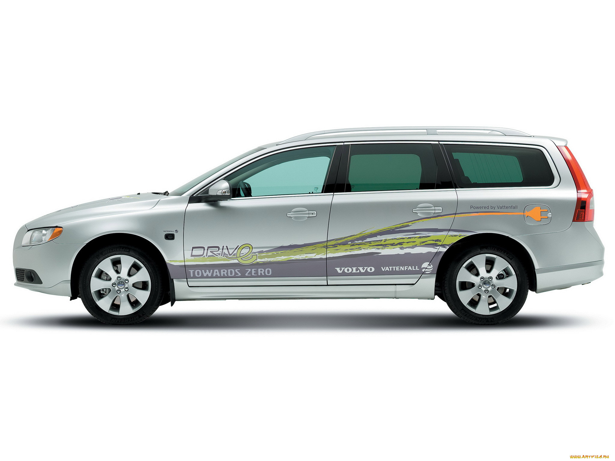 volvo v70 plug in hybrid prototype 2009, , volvo, v70, 2009, prototype, plug, in, hybrid